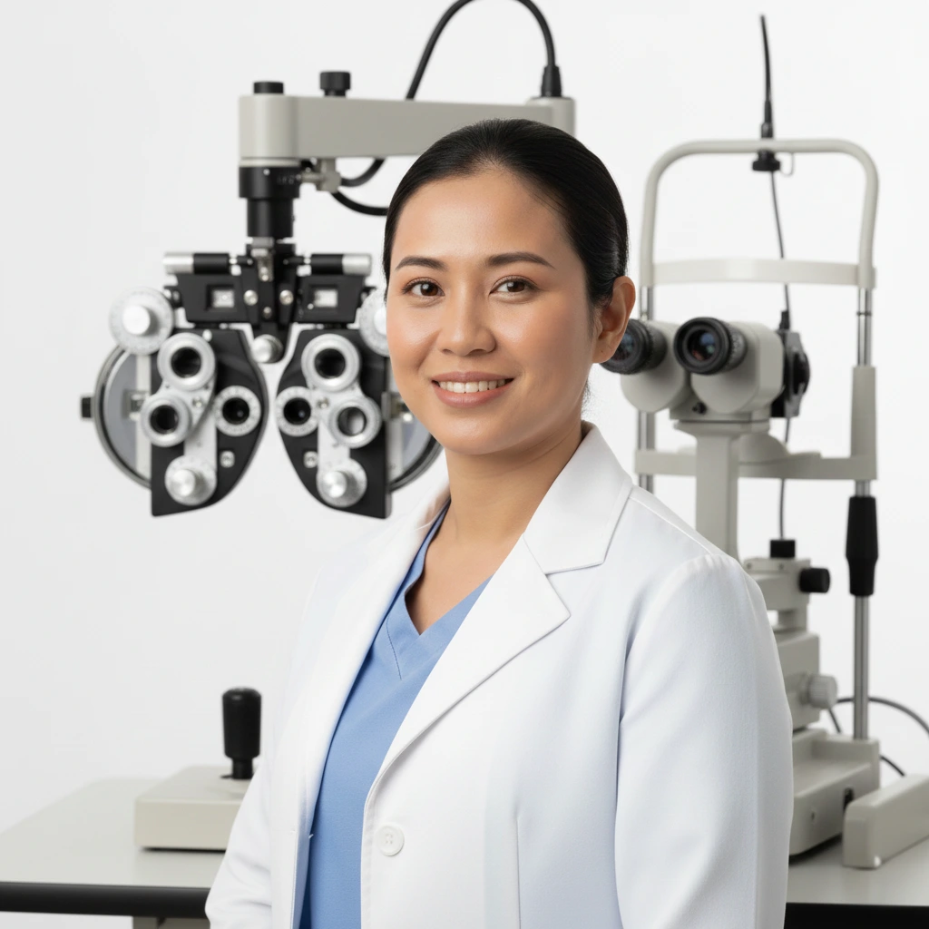 portrait of doctor valdez board-certified eye doctor